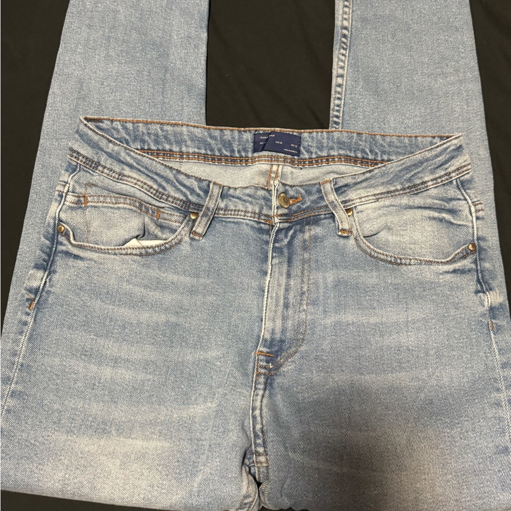 Zara Men's Light Blue Skinny Jeans